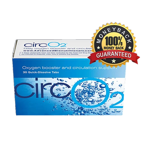 CircO2 Nitric Oxide Booster Lozenges – Fast-Acting Circulation, Energy - Vitality Support for Adults Over 50